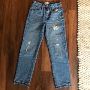 Madewell high-rise classic straight jeans
